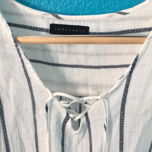 Sanctuary Lila Lace-up Bell Sleeve Top - Picture 4 of 6